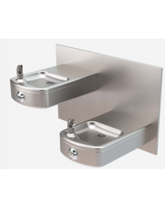 Murdock® A152-VR Rounded Box Barrier-Free Wall Mount Bi-Level Drinking Fountain 