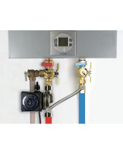 AquaMotion AMH1K-6ODRZT1 Tankless Hot Water Recirculation Kit with Pump Bypass Under Sink Bypass Valve
