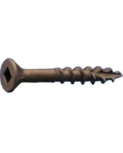 Daggerz™ Dagger-Lok Square Flat Head with Nibs Type 17 Coarse Wood Screws, Lubricized (Full Box Quantity)