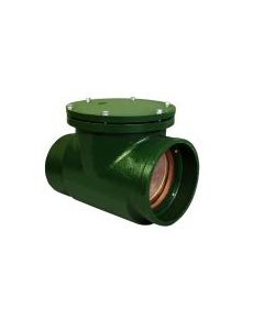 Josam 67600 Backwater Valve - Swing-Check Type with Bolted Cover, Hub & Spigot