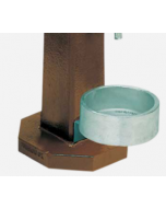 Murdock® M-PFS Square Pedestal with Cast Aluminum Pet Bowl