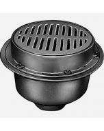 Smith 2253 Large Capacity Heavy Duty Floor Drain with 15" Top with Tractor Grate and Slotted Sediment Bucket