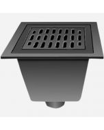 Smith 2632 Light Duty Hopper Drain with Flat Bottom Strainer and Grate