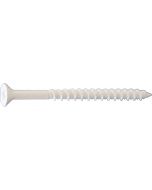 3/16" Daggerz™ Dagger-Con Phillips Flat Concrete Screws, White Dagger-Guard Coating (Full Box Quantity)