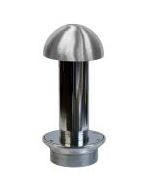 Josam 30304-M Floor Drain with Round Chrome Plated Bronze 6" Standpipe and Dome