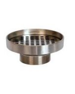 Josam 30304-E1 Floor Drain with Round Nikaloy Grate and Extended Rim