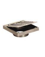 Josam 30000-ST-T Floor Drain with Square Nikaloy and Hinged Cover